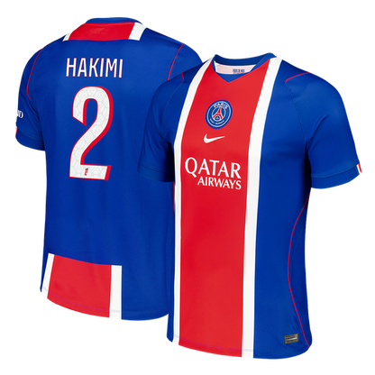 HAKIMI #2 Men Fan Version PSG Home Soccer Jersey 2026/27 Old Royal