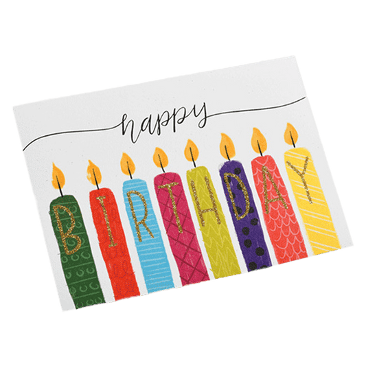 Custom Colorful Candle Birthday Card White football shirt 2025/26