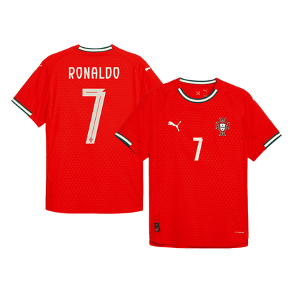 RONALDO #7 Authentic Portugal Home Soccer Jersey 2025 Red