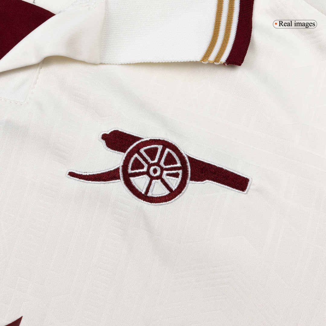 Arsenal Third Away Long Sleeve Soccer Jersey 25/26 White