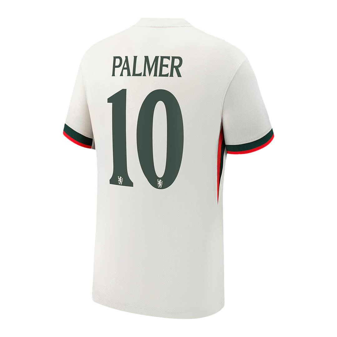 PALMER #10 Chelsea Away Soccer Jersey 2025/26 White - UCL