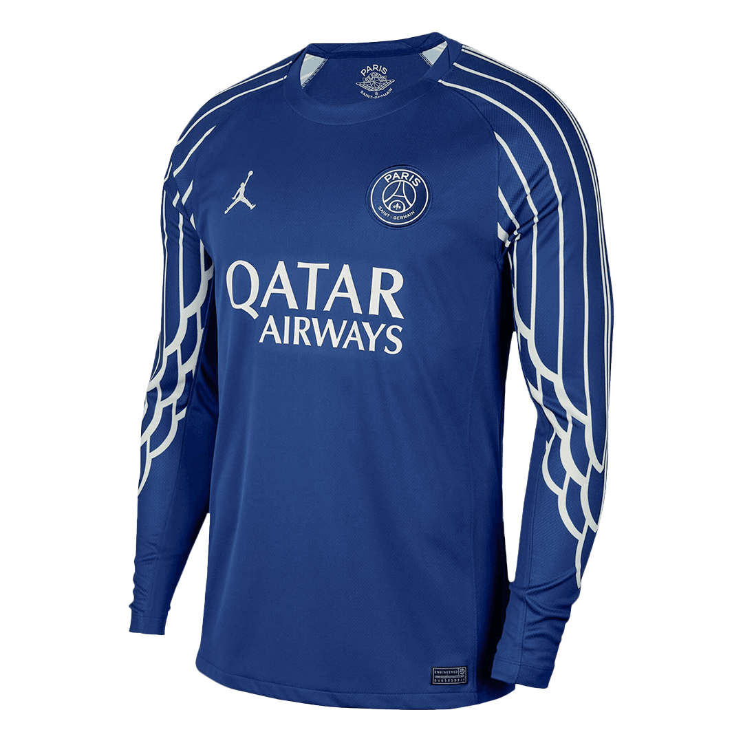 PSG Fourth Away Long Sleeve Soccer Jersey 2024/25 Navy