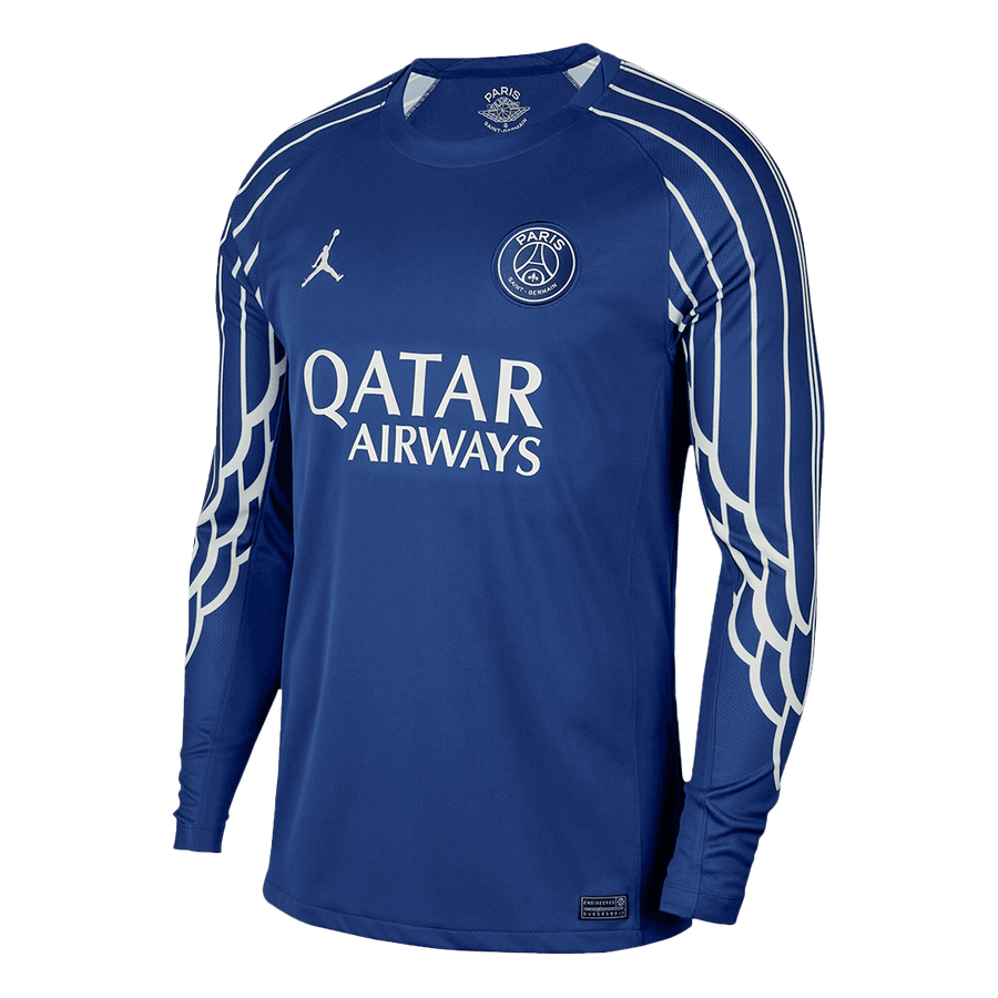 PSG Fourth Away Long Sleeve Football Shirt 2024/25 Navy
