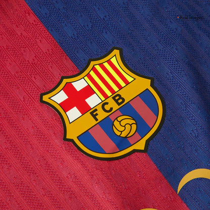 Authentic Barcelona X Travis Scott Home Soccer Jersey 2024/25 Red&Blue