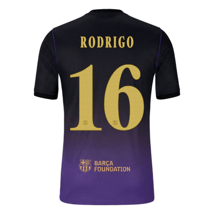 Authentic RODRIGO #16 Barcelona Away Soccer Jersey 2026/27