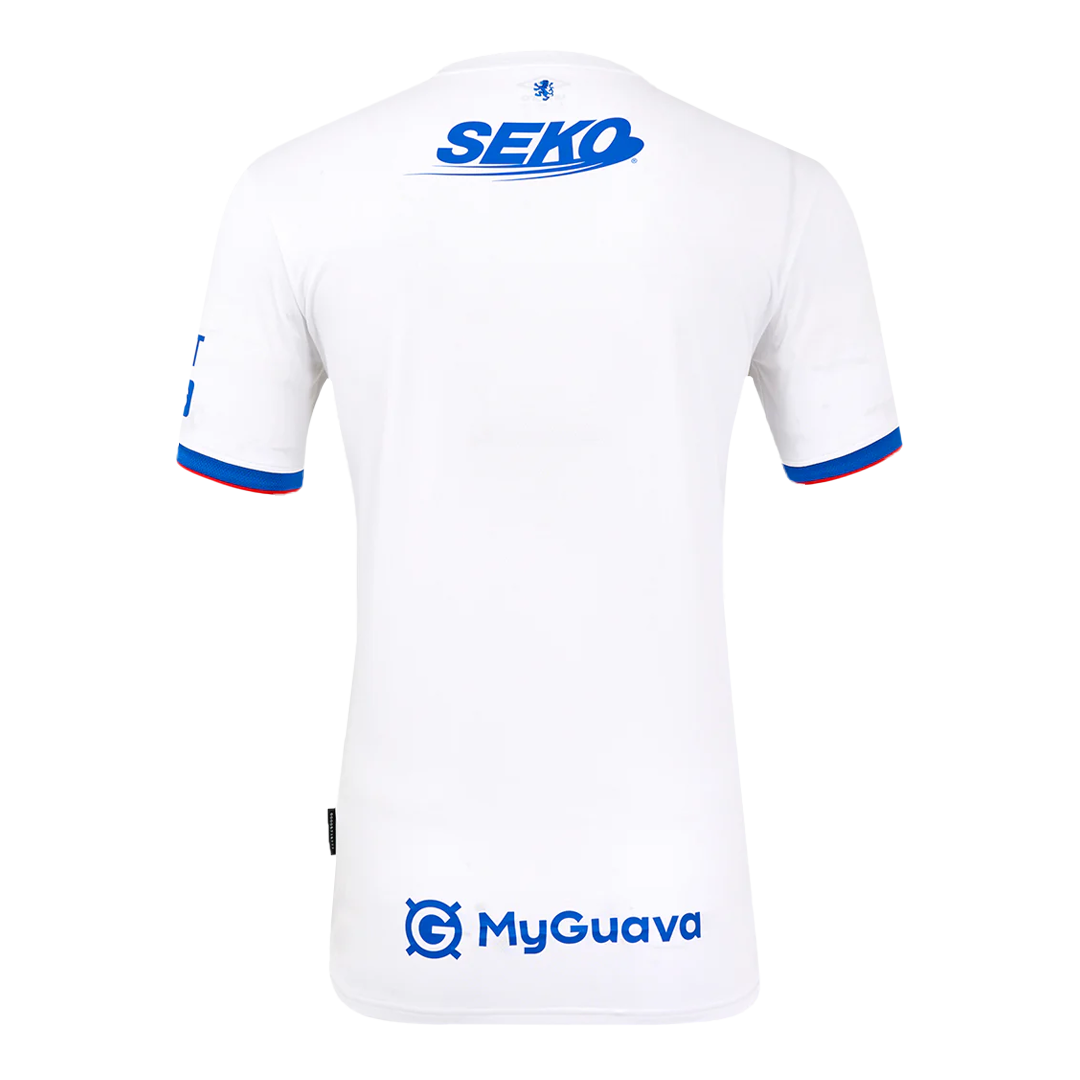 Glasgow Rangers Away Soccer Jersey 2025/26 White