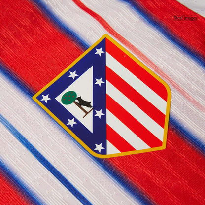 Authentic J.ALVAREZ #19 Atletico Madrid Home Soccer Jersey 2024/25