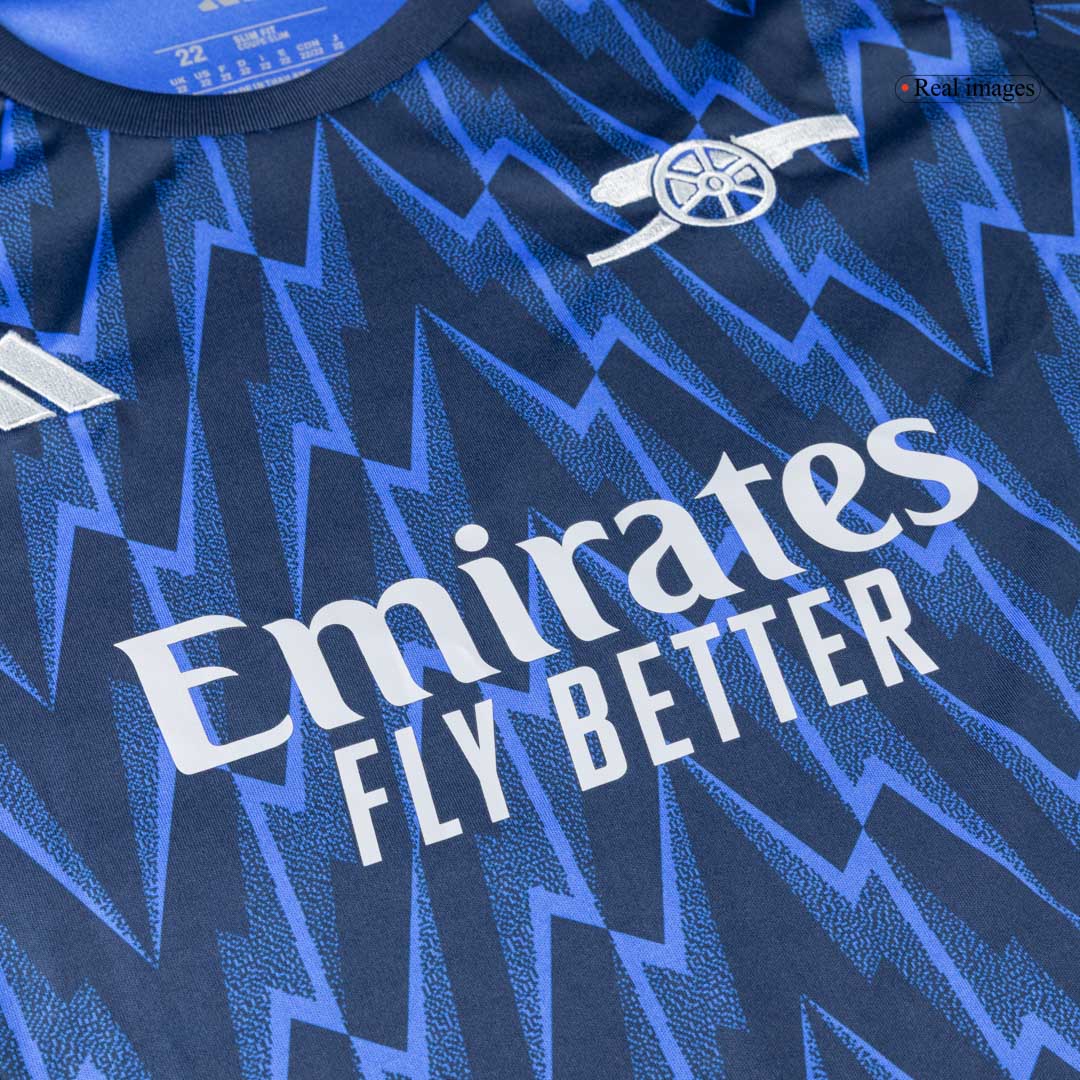 Kid's Arsenal Away Soccer Jersey Kit(Jersey+Shorts) 2025/26 Blue