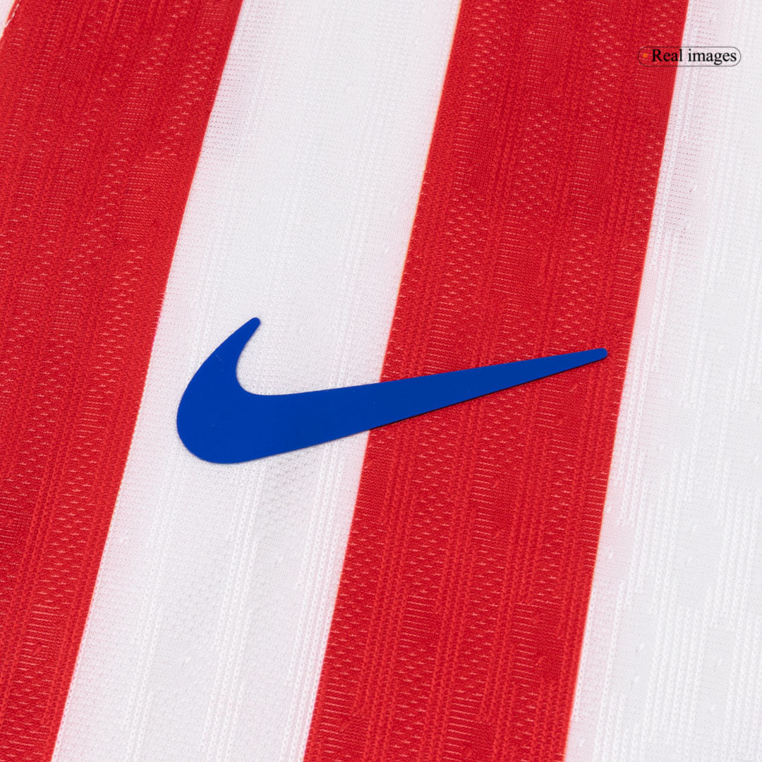Player Version SØRLOTH #9 Atletico Madrid Home Soccer Jersey 2025/26