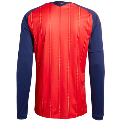 Spain 2-Star 2026 World Cup Champions Home Long Sleeve Soccer Jersey