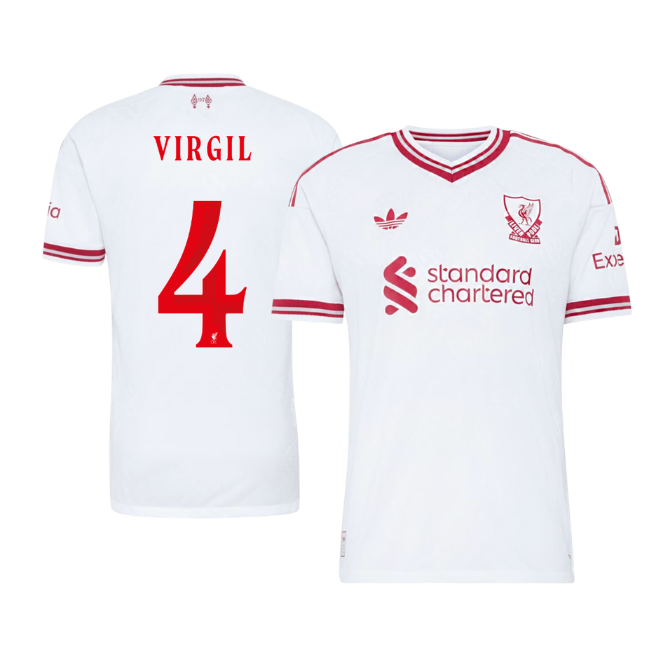 Authentic VIRGIL #4 Liverpool Away Soccer Jersey 2026/27