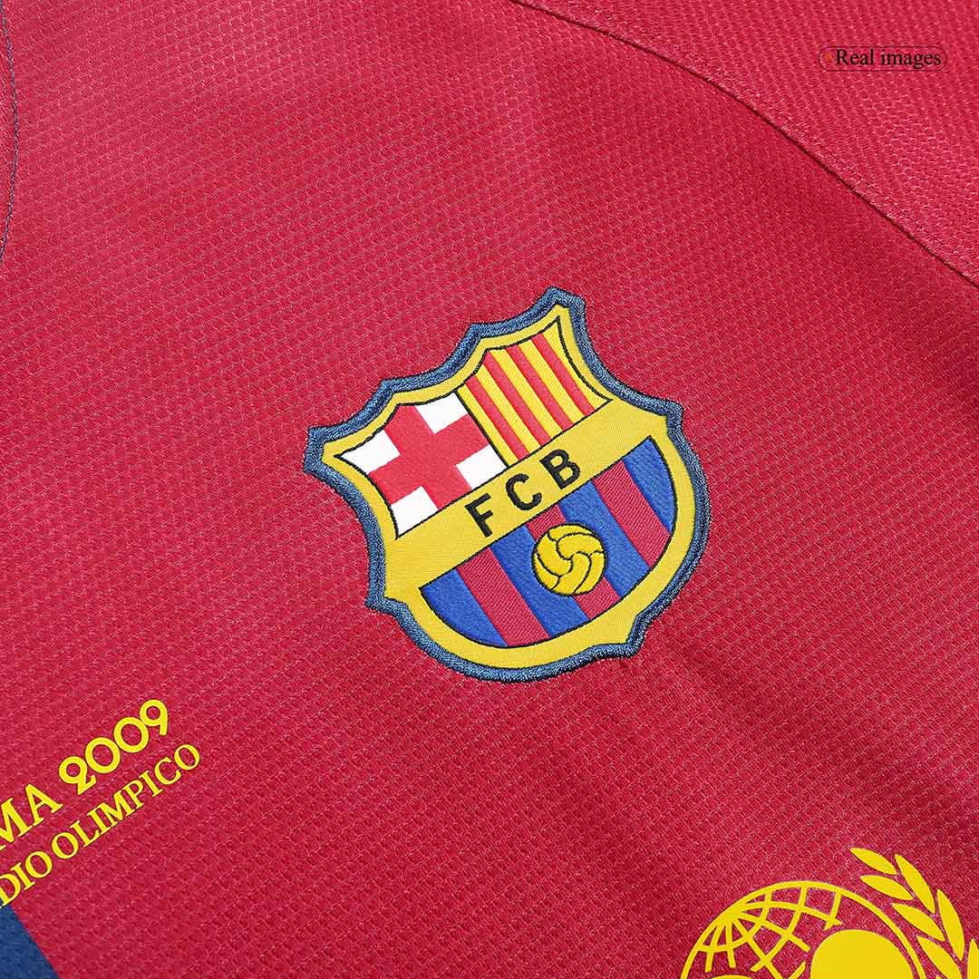 Retro A.INIESTA #8 2008/09 Barcelona Home Soccer Jersey - UCL Final