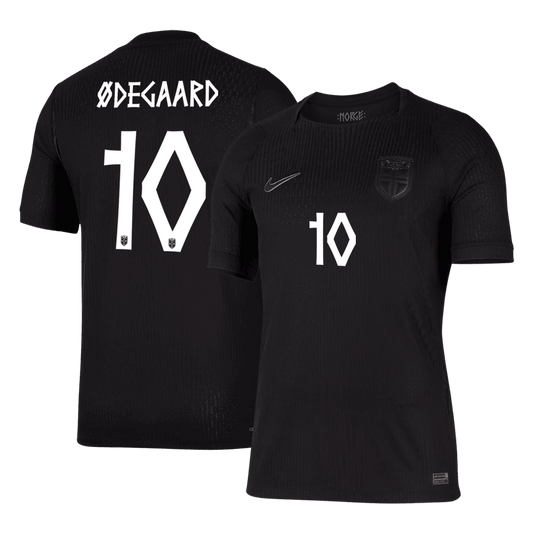 Authentic ØDEGAARD #10 Norway Away Soccer Jersey 2026