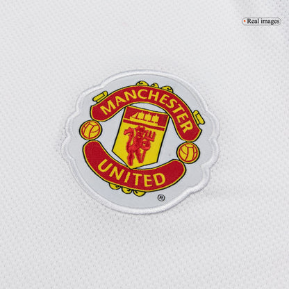 Retro 10/11 Manchester United Away Soccer Jersey White