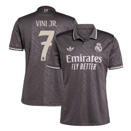 VINI JR. #7 Real Madrid Third Away football shirt 2024/25