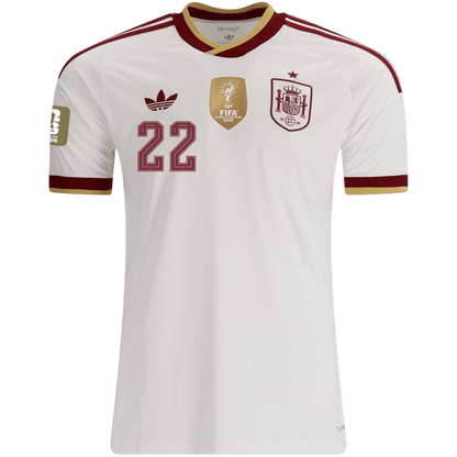 Authentic CUBARSÍ #22 Spain Away Soccer Jersey 2026