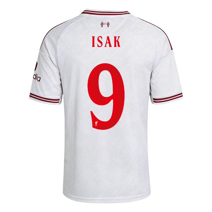 ISAK #9 Liverpool Away Soccer Jersey 2026/27 White - UCL