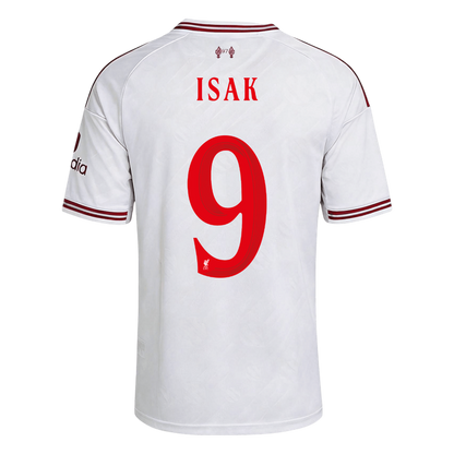 ISAK #9 Liverpool Away Soccer Jersey 2026/27 White - UCL