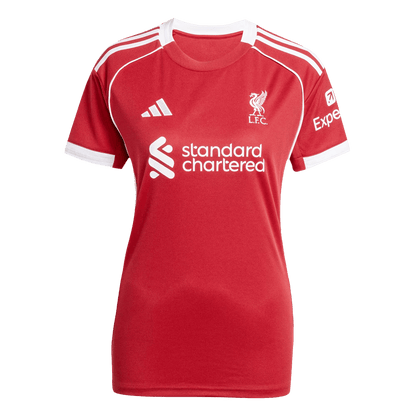 Women's Liverpool Home Soccer Jersey 25/26 Red
