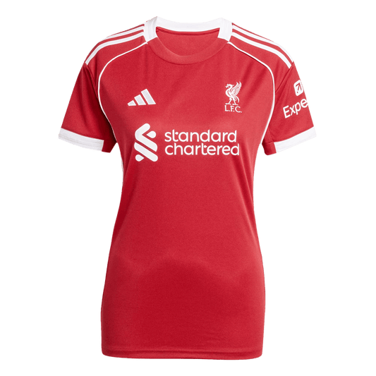 Women's Liverpool Home Soccer Jersey 25/26 Red