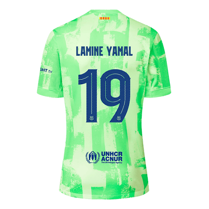 LAMINE YAMAL #19 Barcelona Third Away Soccer Jersey 2024/25 - UCL