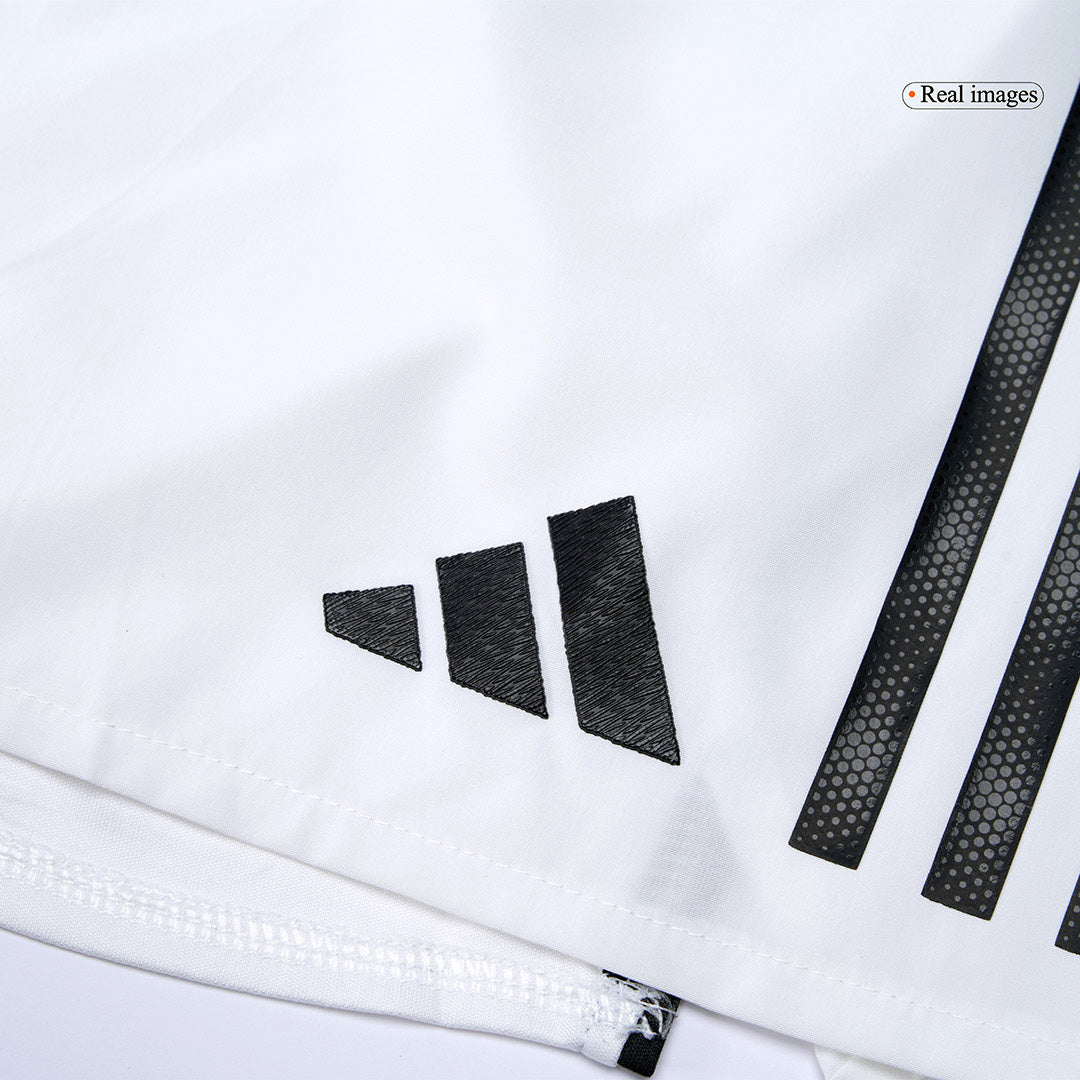 Authentic Manchester United Home Soccer Shorts 25/26 White