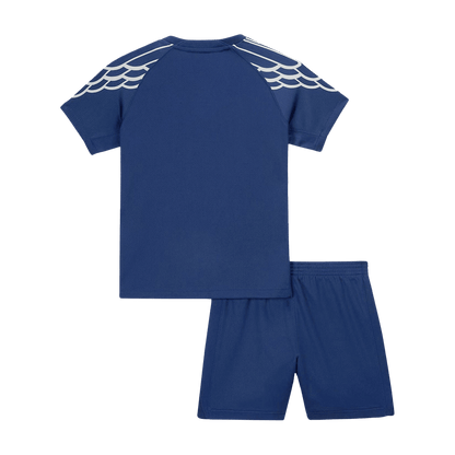 Kid's PSG Fourth Away Soccer Jersey Kit(Jersey+Shorts) 2024/25 Navy