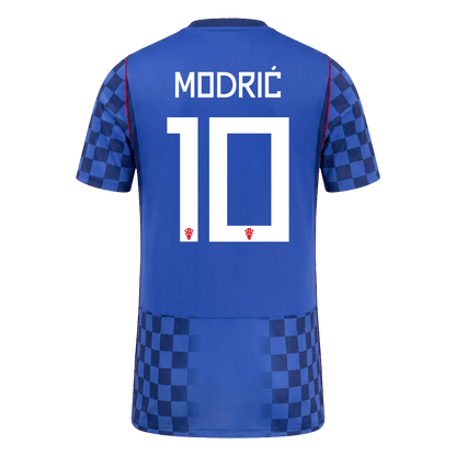 MODRIĆ #10 Croatia Away Soccer Jersey World Cup 2026 Blue