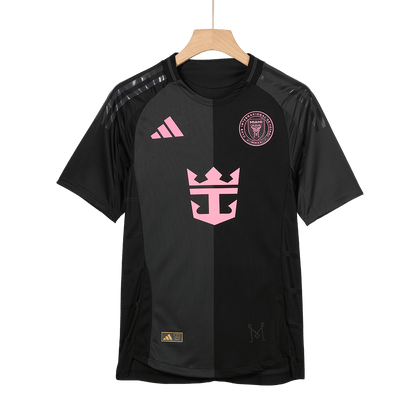 Authentic DE PAUL #7 Inter Miami CF Away Soccer Jersey 2025 Black&Gray