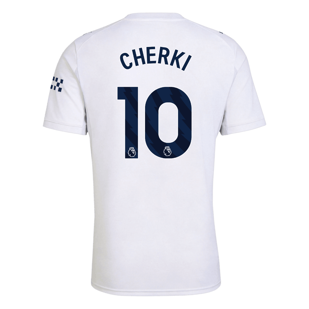 CHERKI #10 Manchester City Third Football Jersey 2026/27 White