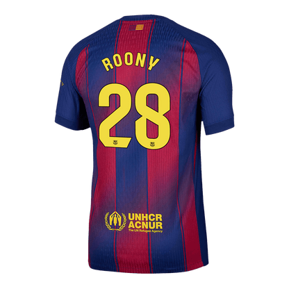 Authentic ROONY #28 Barcelona Home Soccer Jersey 2025/26