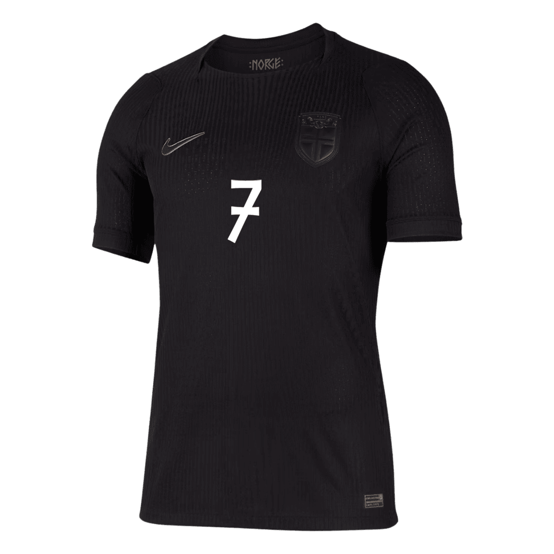 Authentic SØRLOTH #7 Norway Away Soccer Jersey 2026