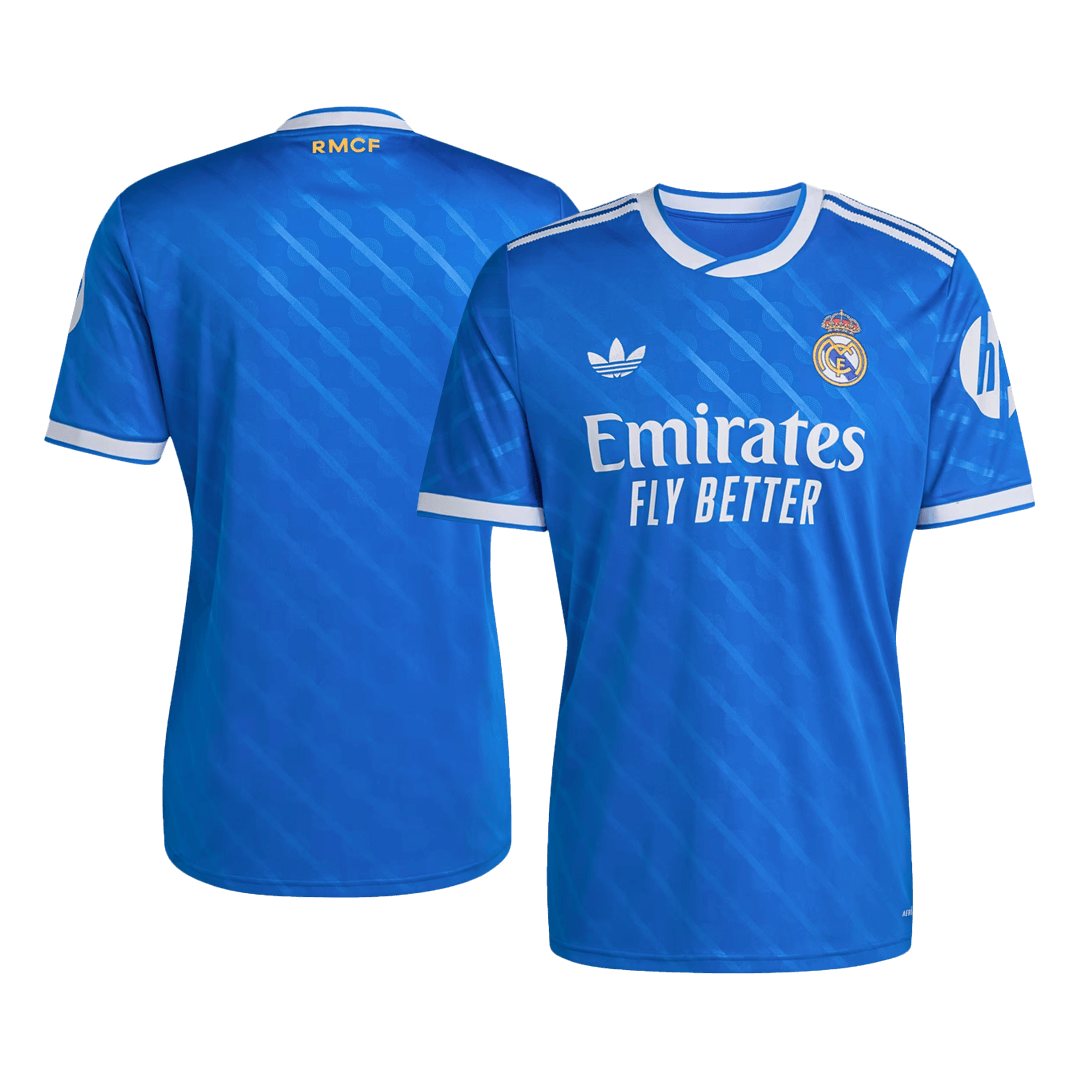 Real Madrid Third Away Soccer Jersey 2025/26 Blue