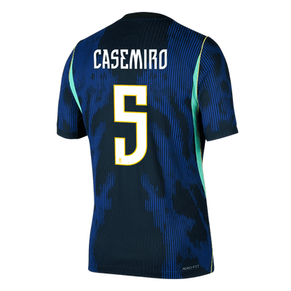 Authentic CASEMIRO #5 Brazil Away Soccer Jersey 2026