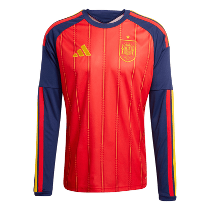 Spain Home Long Sleeve Soccer Jersey 2026