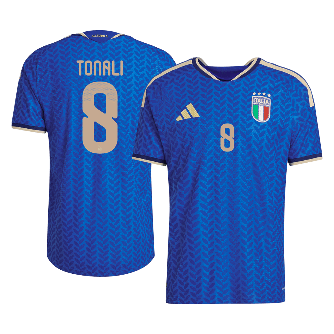 Authentic TONALI #8 Italy Home Soccer Jersey 2026