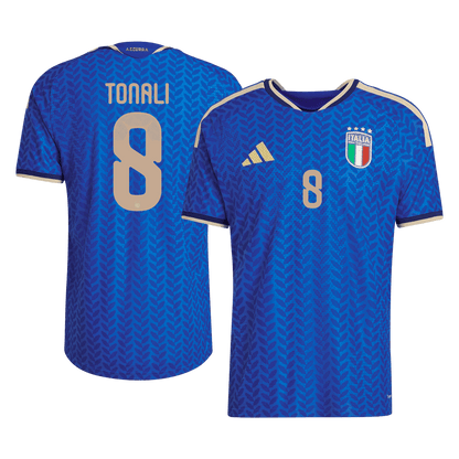 Authentic TONALI #8 Italy Home Soccer Jersey 2026