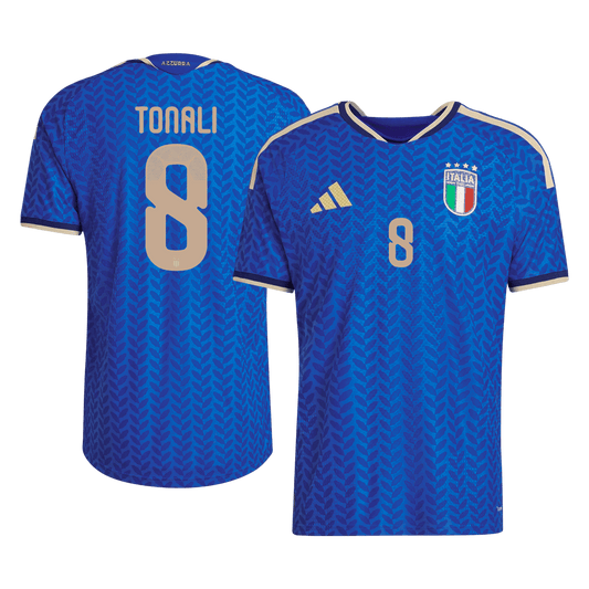 Authentic TONALI #8 Italy Home Soccer Jersey 2026