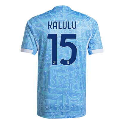 Authentic KALULU #15 Juventus Away Soccer Jersey 2025/26