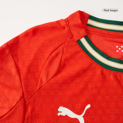 RONALDO #7 Authentic Portugal Home Soccer Jersey 2025 Red