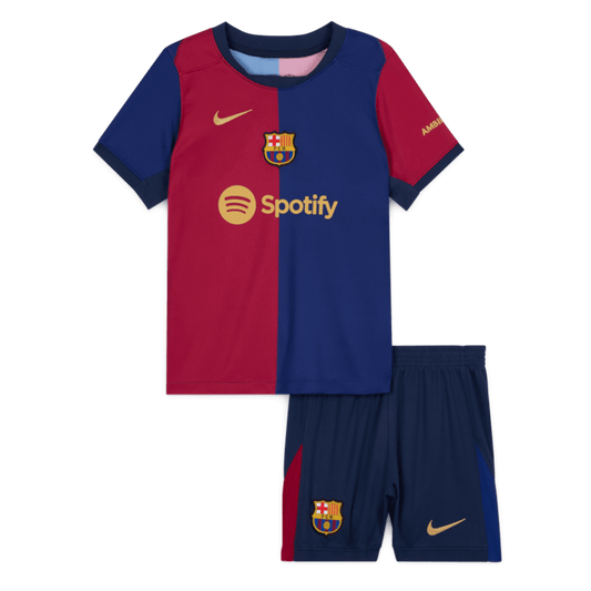 Kid's Barcelona Home Soccer Jersey Kit(Jersey+Shorts) 2024/25