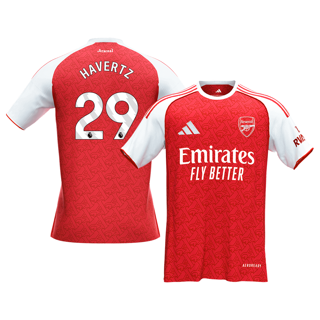 HAVERTZ #29 Arsenal Home Soccer Jersey 2025/26 Red