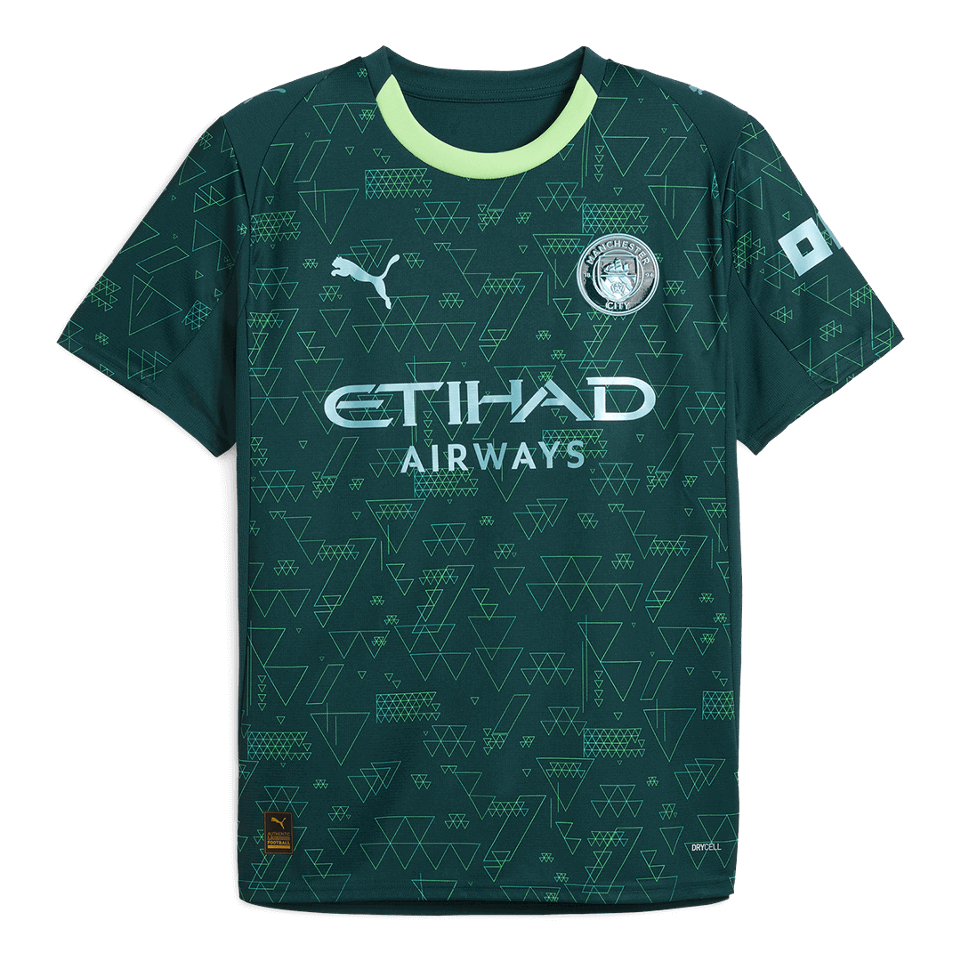 Manchester City Fourth Away Soccer Jersey Kit(Jersey+Shorts) 2025/26