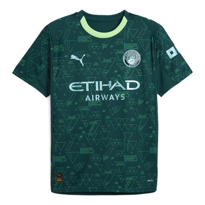 Manchester City Fourth Away Soccer Jersey Kit(Jersey+Shorts) 2025/26