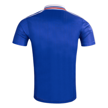 Men Retro Fan Version 1994 France Home Soccer Jersey Blue