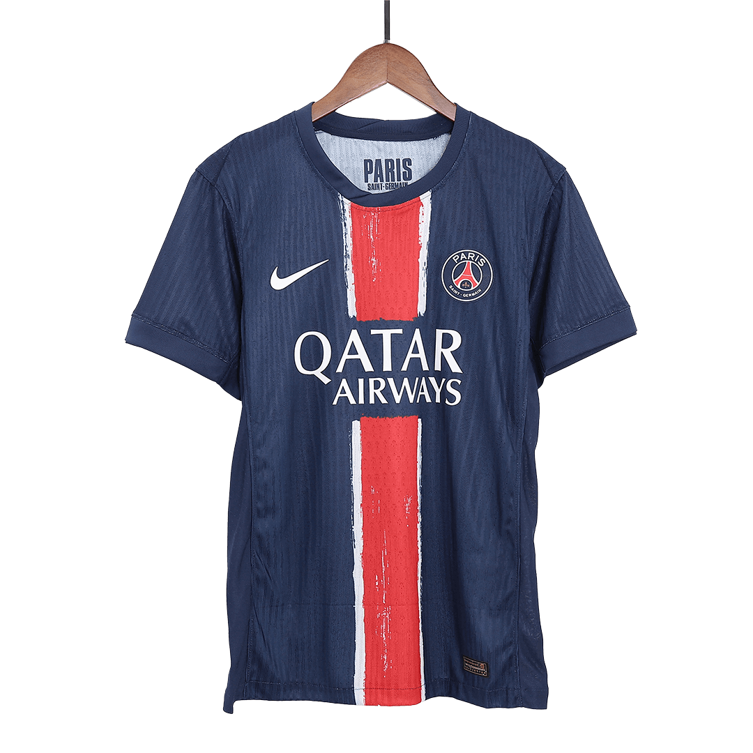 Authentic BARCOLA #29 PSG Home Soccer Jersey 2024/25 Navy - UCL