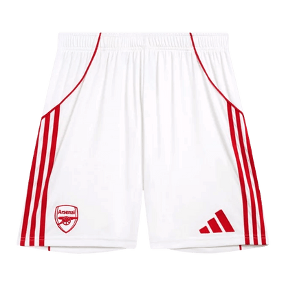 Arsenal Home Soccer Shorts 25/26 White