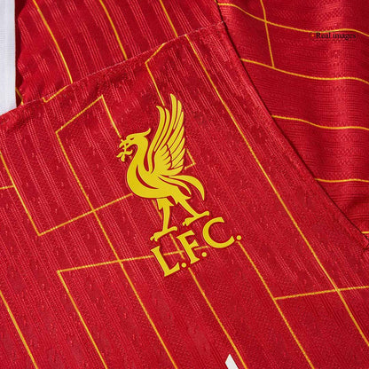 CHAMPIONS #20 Authentic Liverpool Home Soccer Jersey 2024/25 Red