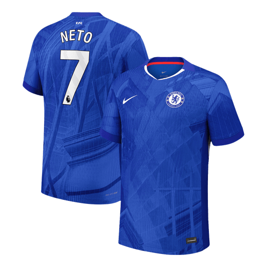 Authentic NETO #7 Chelsea Home Soccer Jersey 2025/26