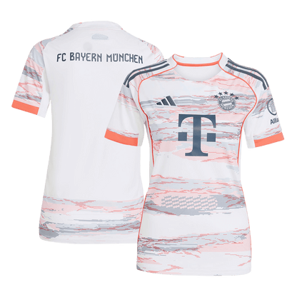 Women's Bayern Munich Away Soccer Jersey 2025/26 White